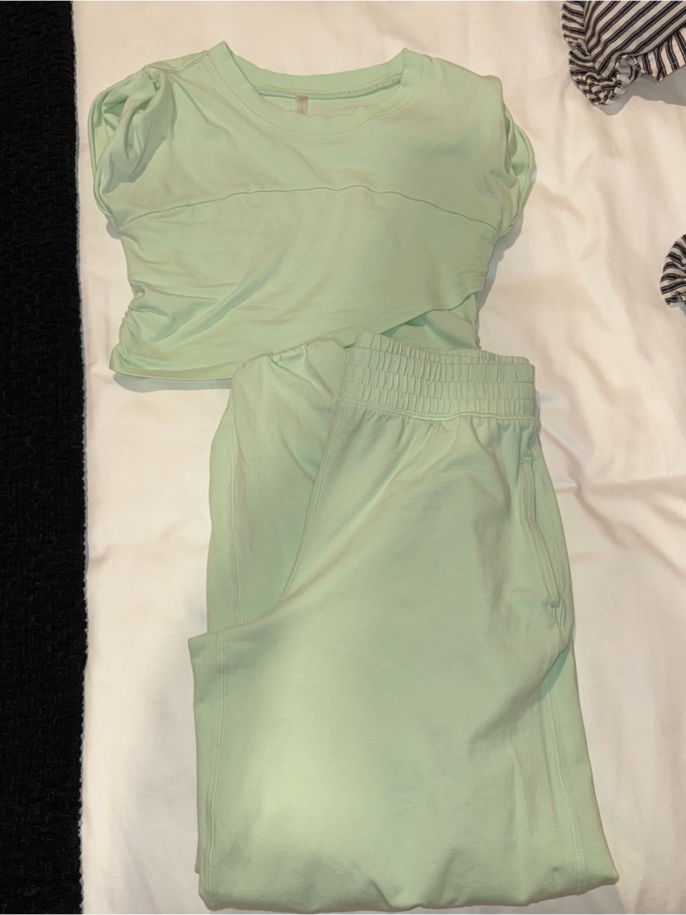Free People Pistachio Hot Shot Crossover Set